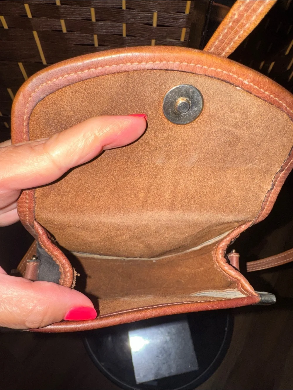 Black and Tan Leather Crossbody Bag - Classic Everyday Style